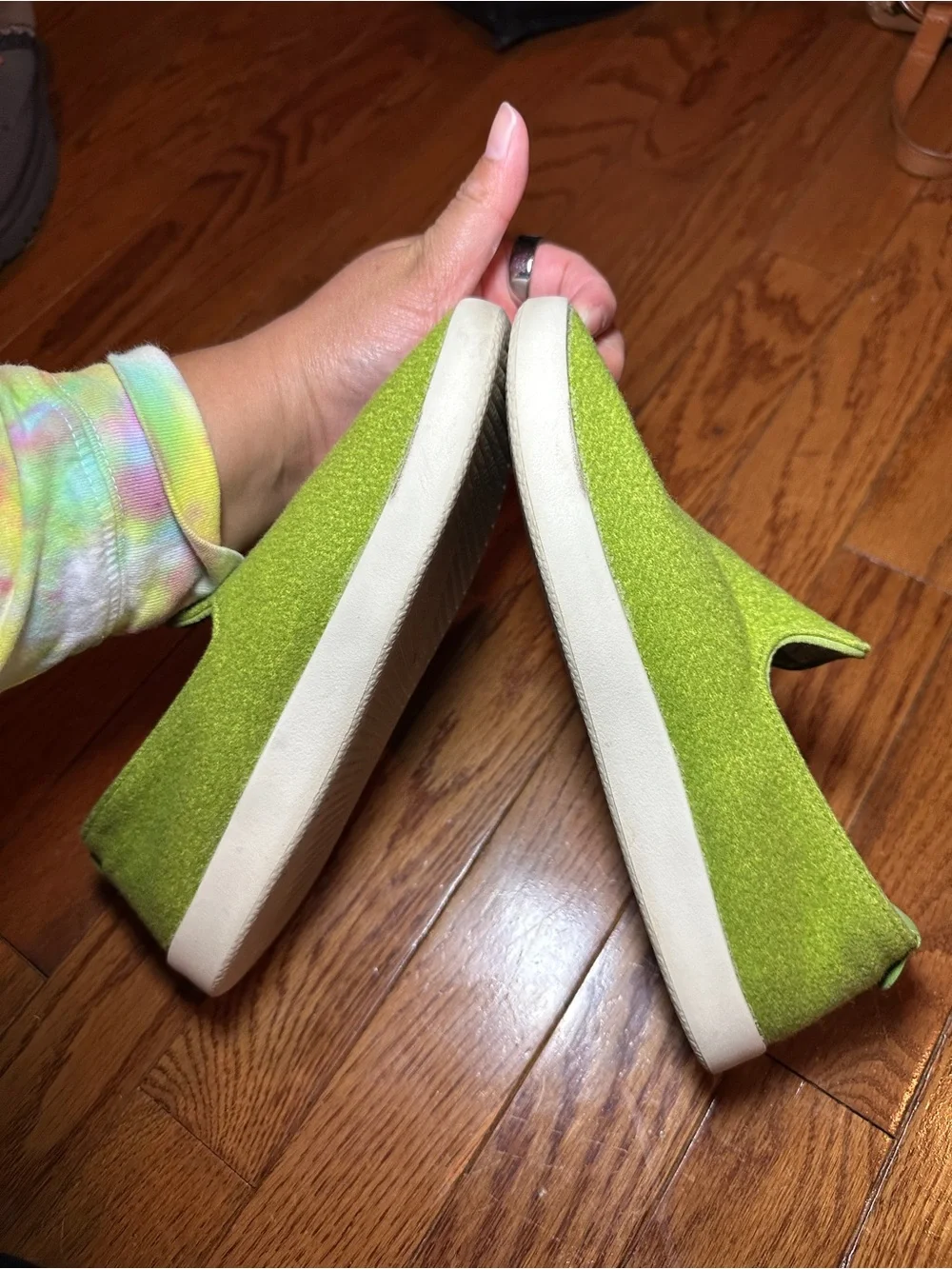 allbirds Lime Green Slip-On Sneakers - Picture 5 of 7
